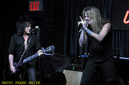 Steve Stevens and Sebastian Bach together in NYC