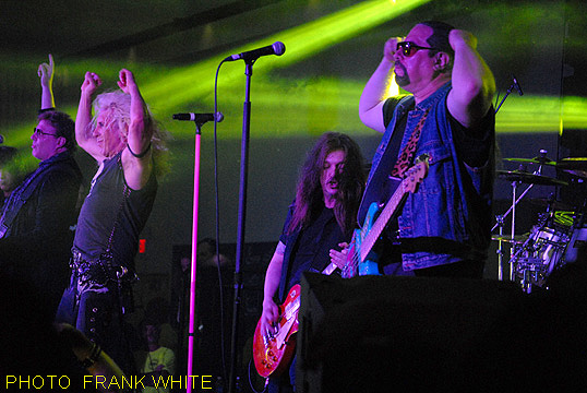 TWISTED SISTER WITH SNAKE SABO OF SKID ROW  MAY 11 2013 PHOTO FRANK WHITE  ENCORE EVENT CENTER FREEHOLD NEW JERSEY (1)