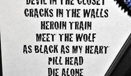A PALE HORSE NAMED DEATH  SET LIST  PHOTO  FRANK WHITE  DEC 10 2011  DINGBATZ  CLIFTON  NEW JERSEY copy