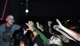 ARMORED SAINT JOHN BUSH AND FANS  PHOTO FRANK WHITE  DEC 3 2011 THE STUDIO AT WEBSTER HALL NYC copy