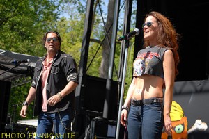 Ralph Sutton and Melissa Krahnke of The Tour Bus on the Second Stage